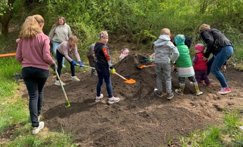 Die Kids bei der Arbeit!