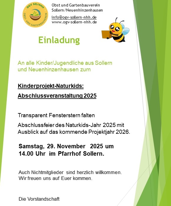 Einladung Abschlussveranstaltung