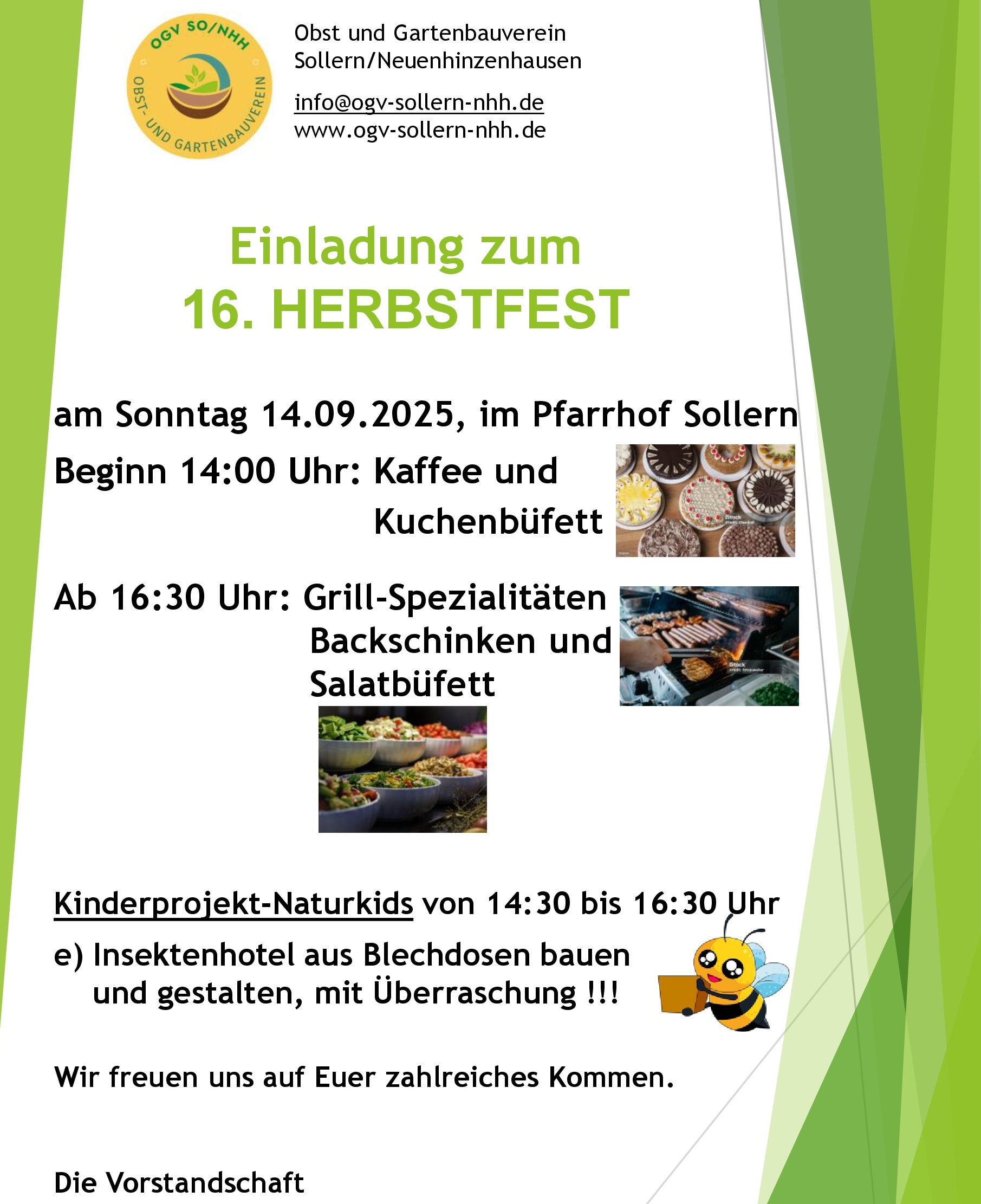 Einladung Herbstfest