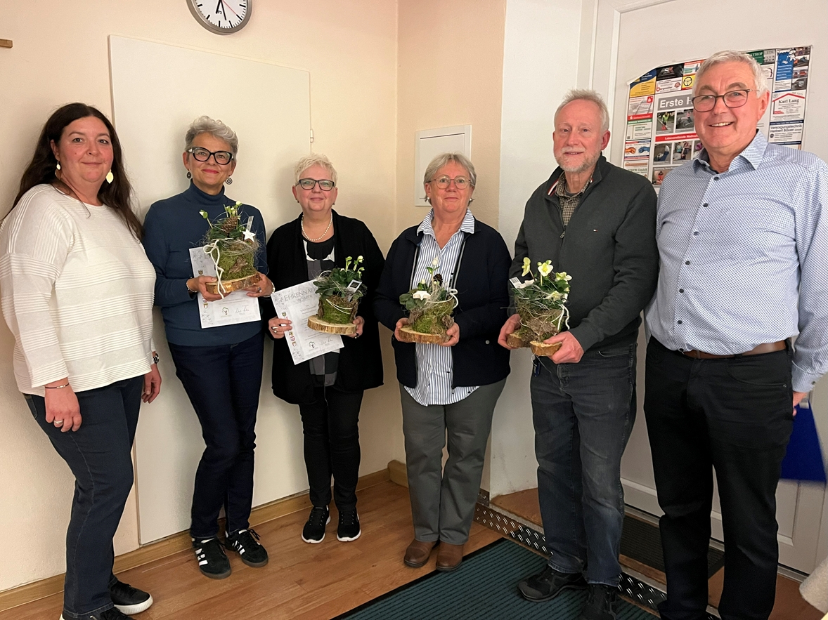 Jubilare 25 Jahre Mitgliedschaft