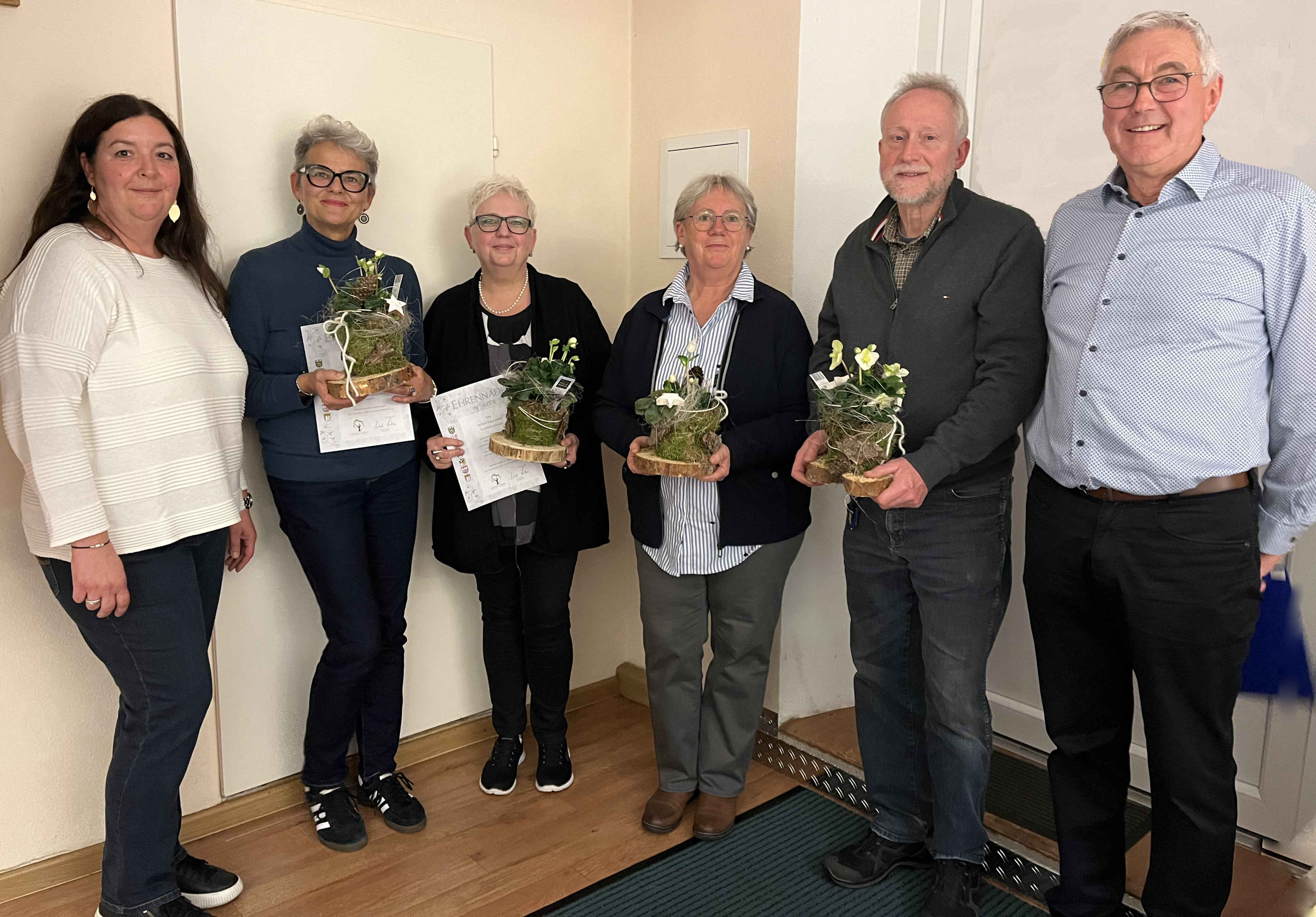 Jubilare 25 Jahre Mitgliedschaft